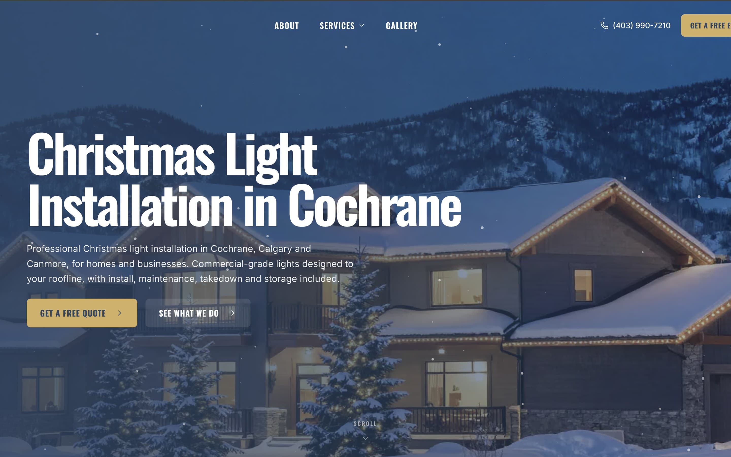 The Bright West website, built by Serenium